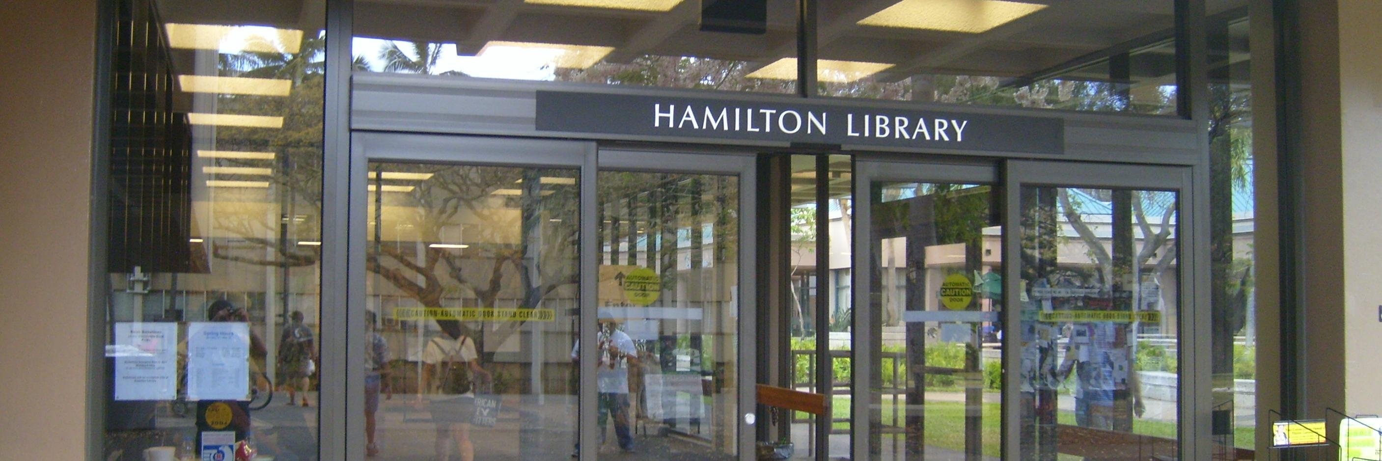 UH Manoa Library banner
