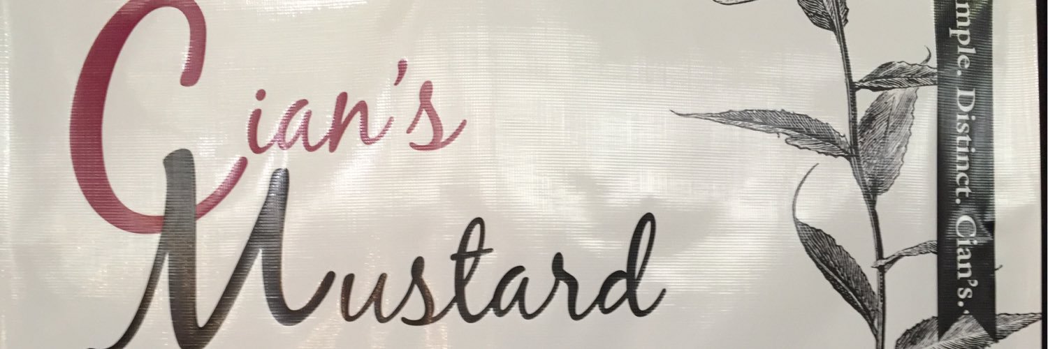 Cian's Mustard banner