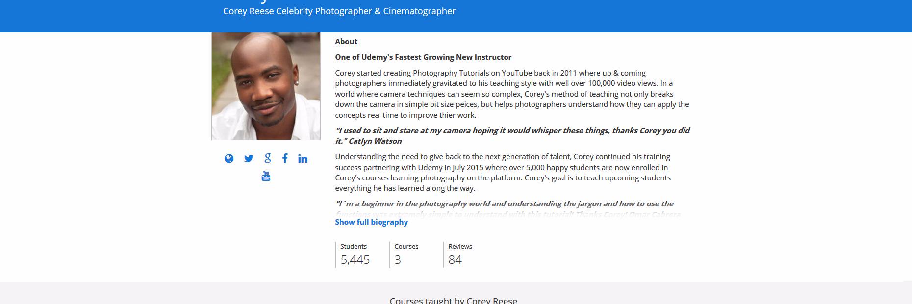 coreyreesephoto's profile banner image