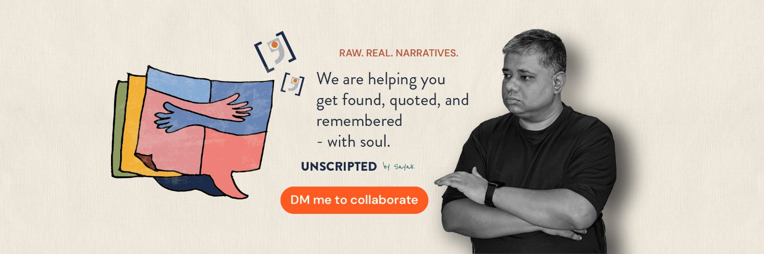 unscriptedsayak's profile banner image