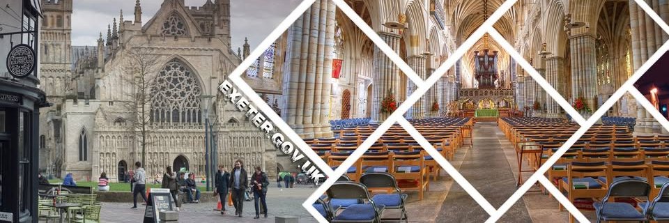 Exeter City Council's banner