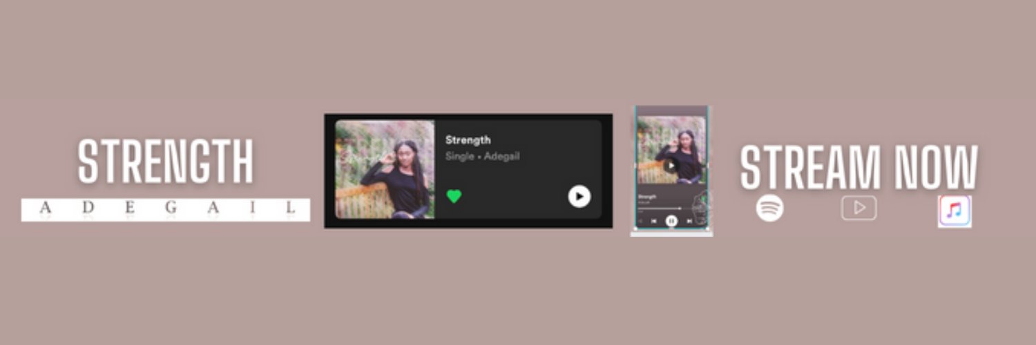 Stream ‘Strength- Adegail’ 🎤🎧❣️ banner