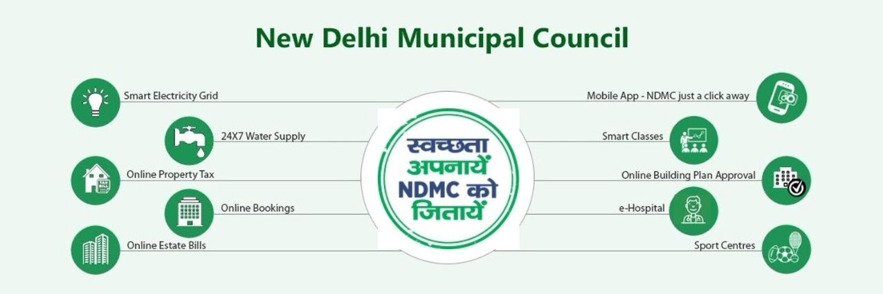 New Delhi Municipal Council Official's banner