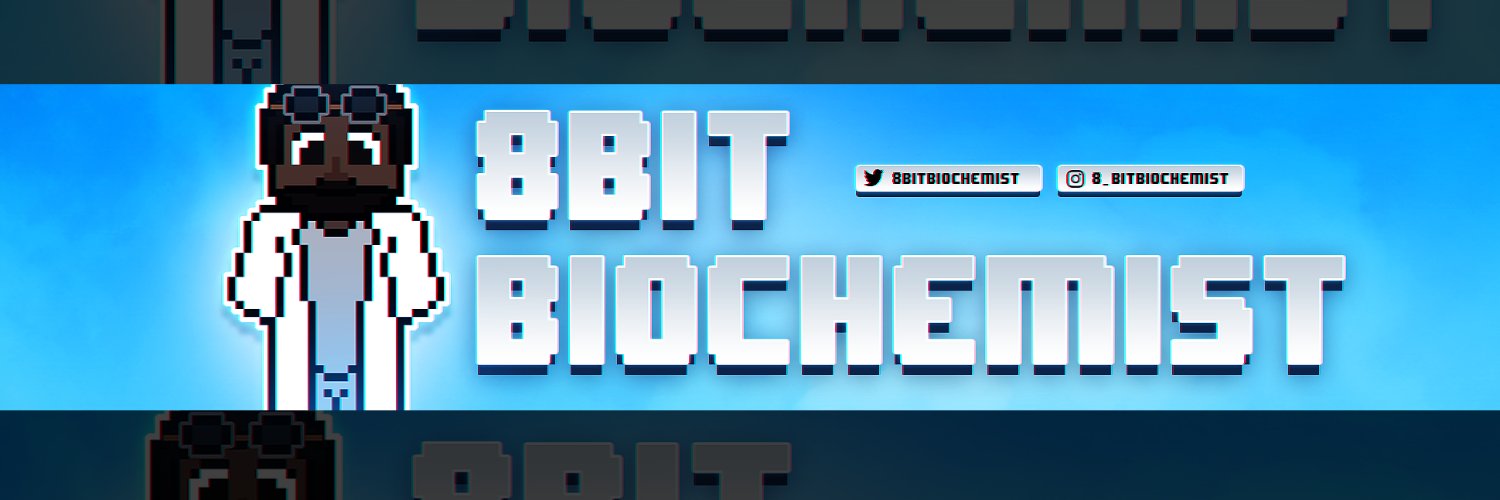 8-bit biochemist (Commissions Open) banner