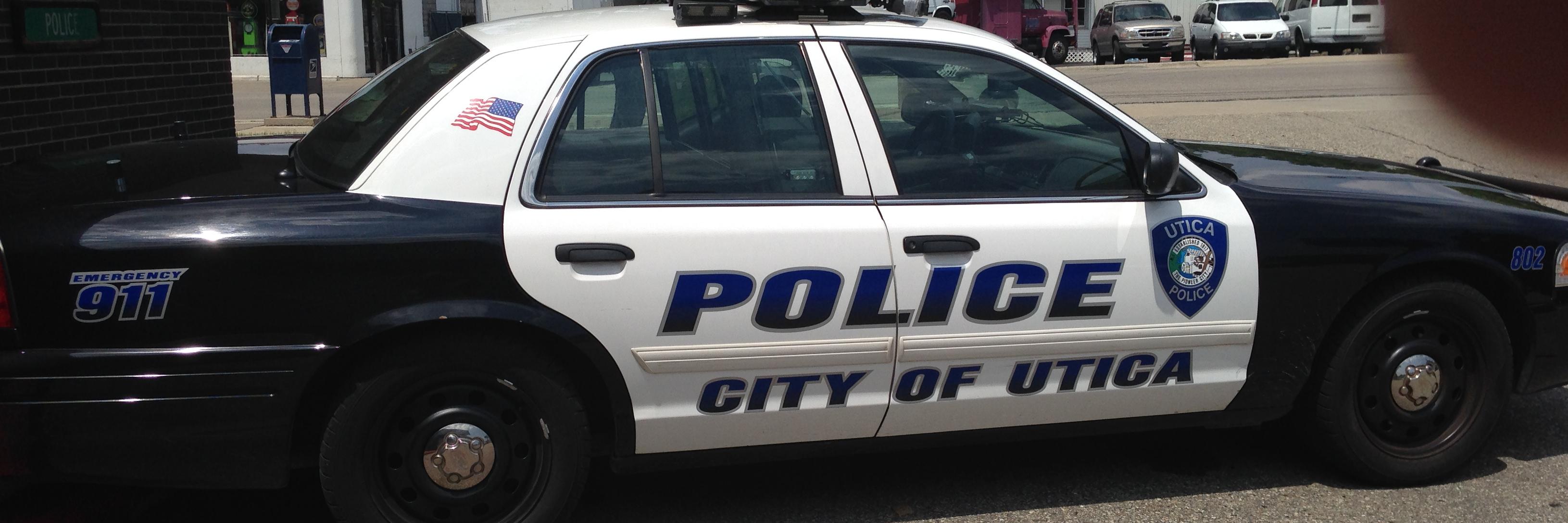 Utica MI Police Dept banner