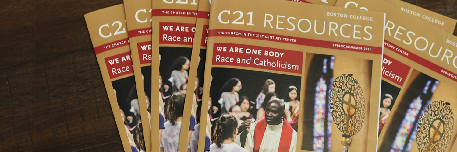 The C21 Center at Boston College banner