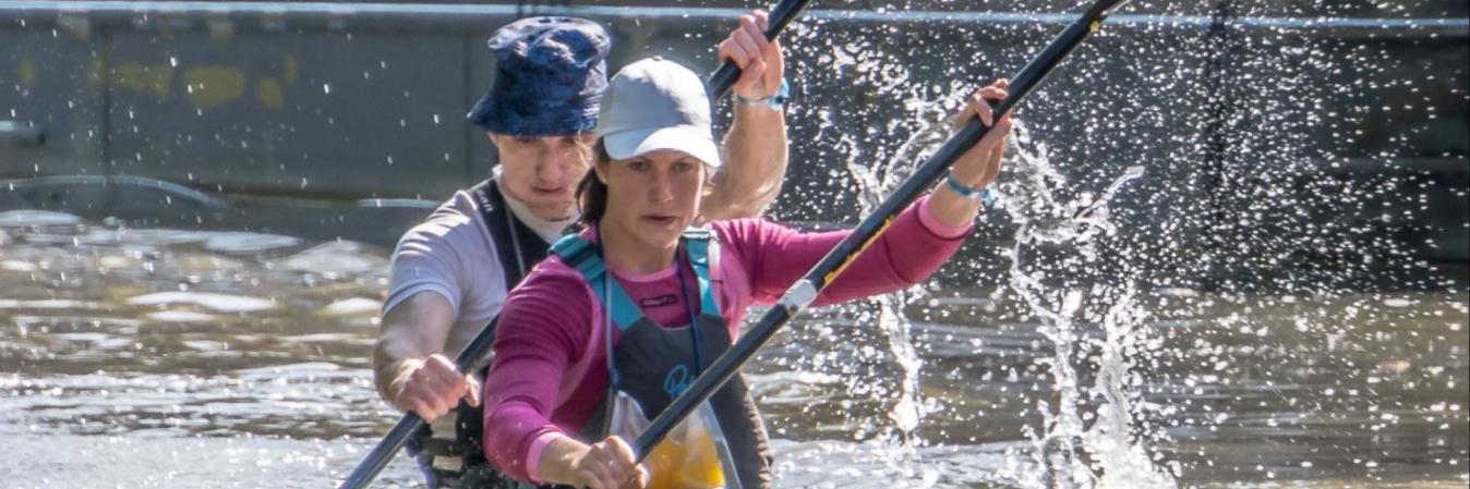 DW Canoe Race banner