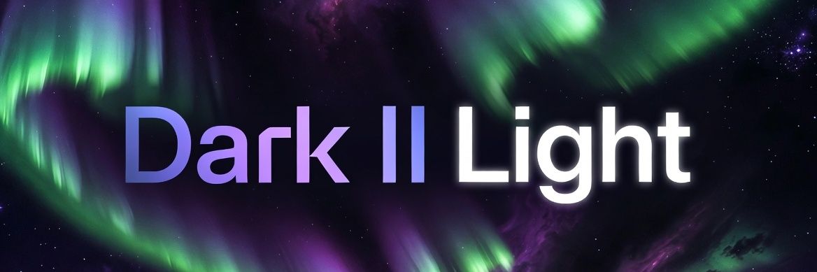 Dark II Light 💜 banner