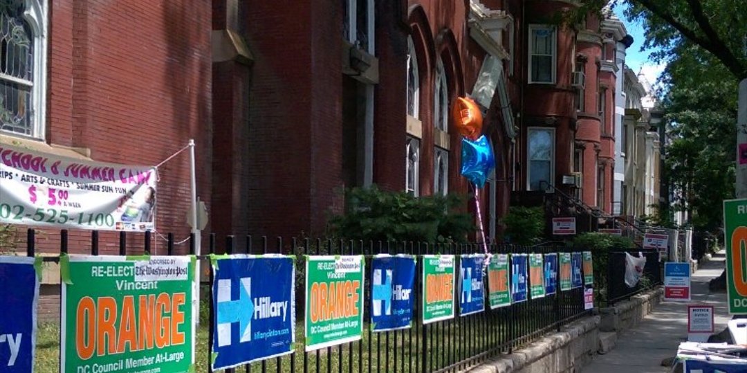 Precinct 135 Wash DC banner
