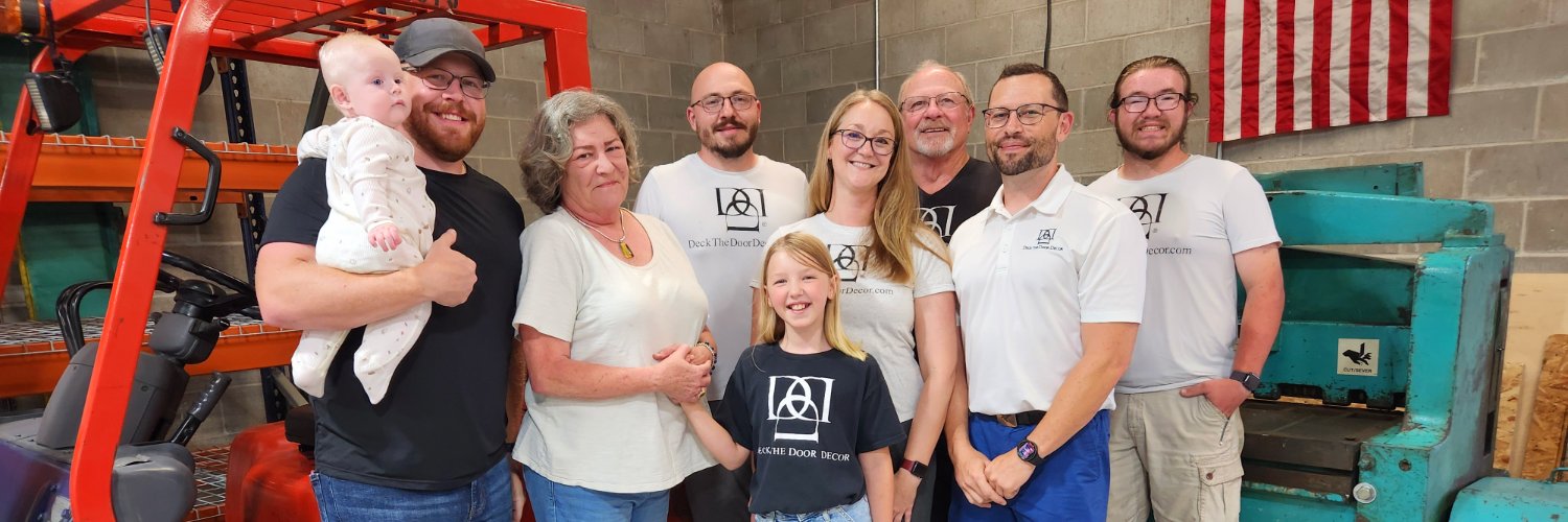 Deck the Door Decor banner