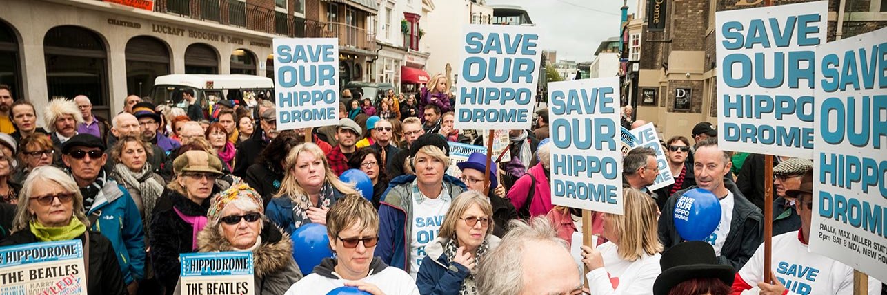 Save Brighton Hippodrome banner