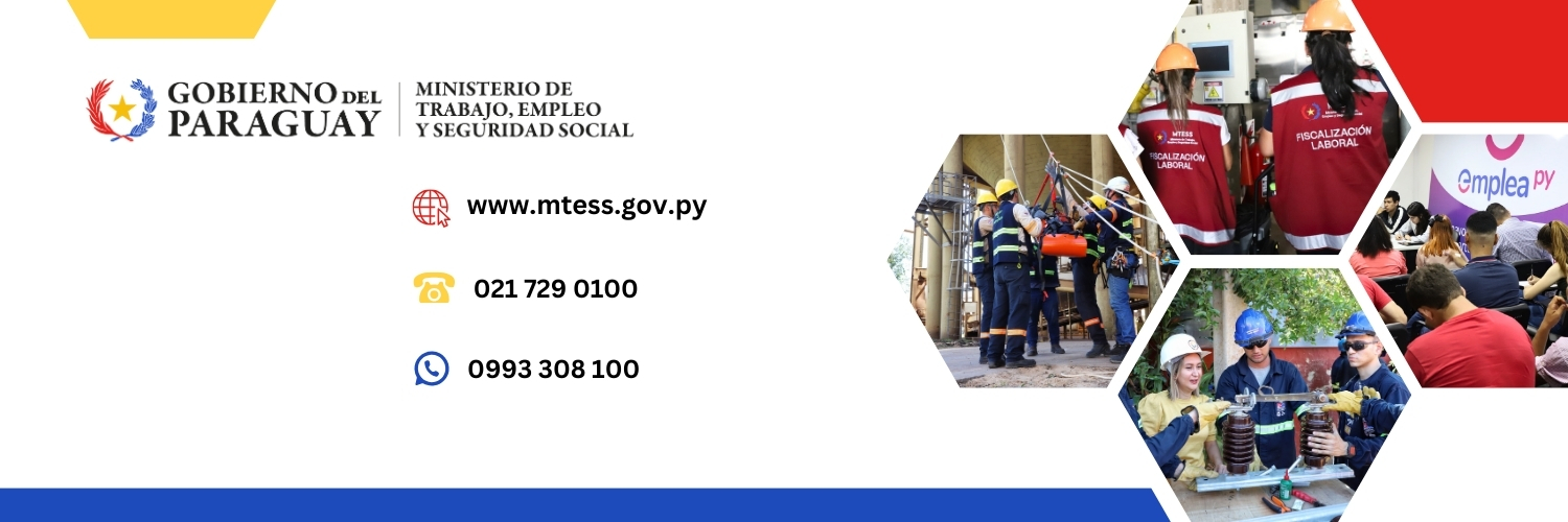 Ministerio de Trabajo, Empleo y Seguridad Social banner