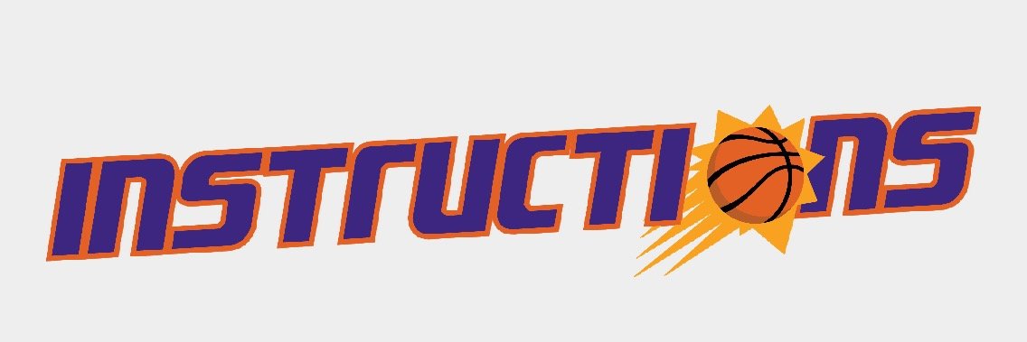 Instructions banner
