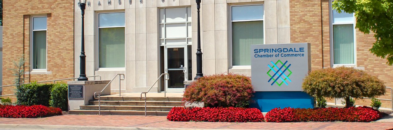 Springdale Chamber banner