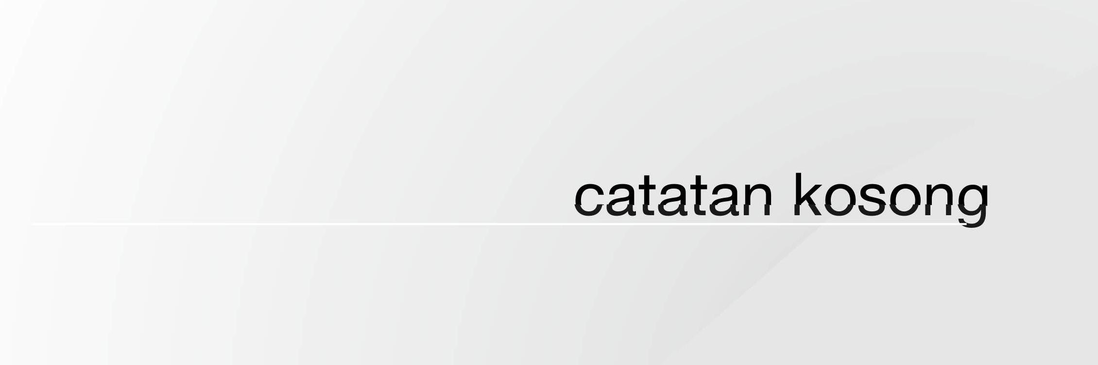 Catatan Kosong banner