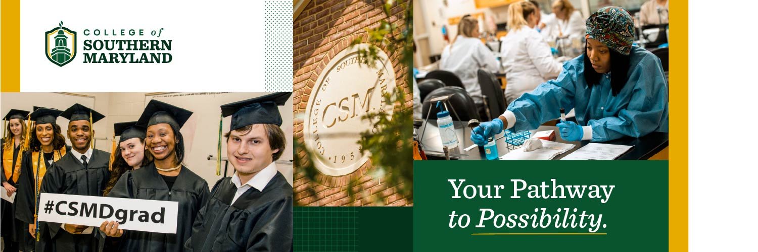 College of Southern Maryland Headline News banner