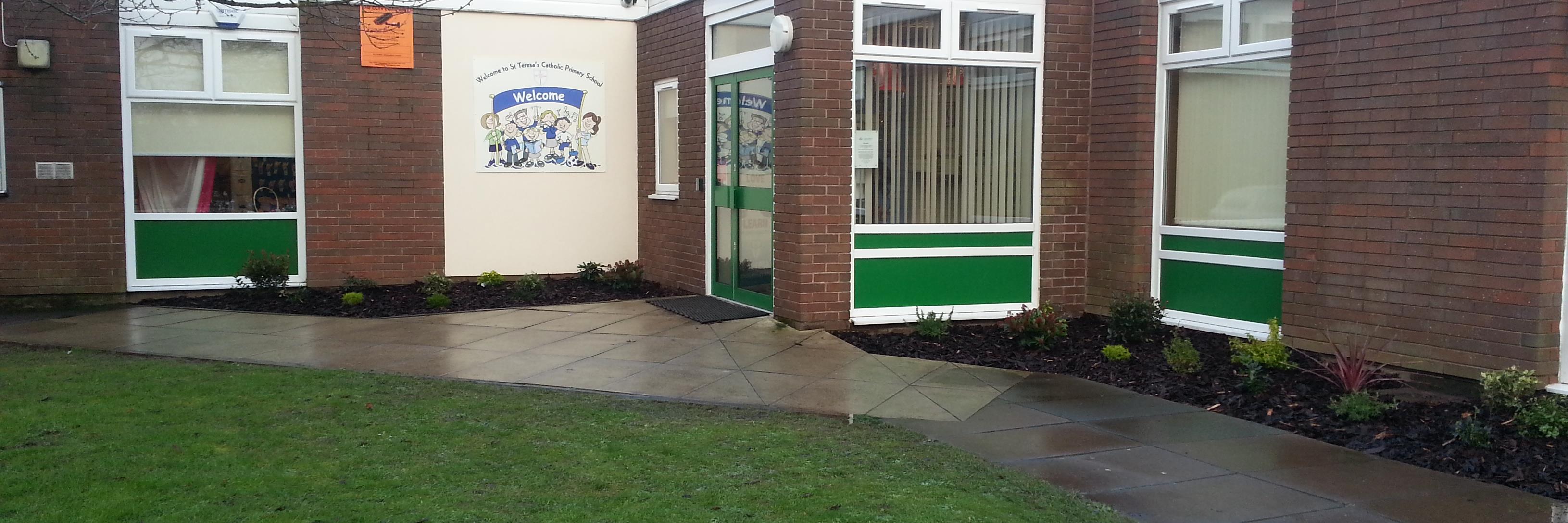 St Teresa UpHolland banner