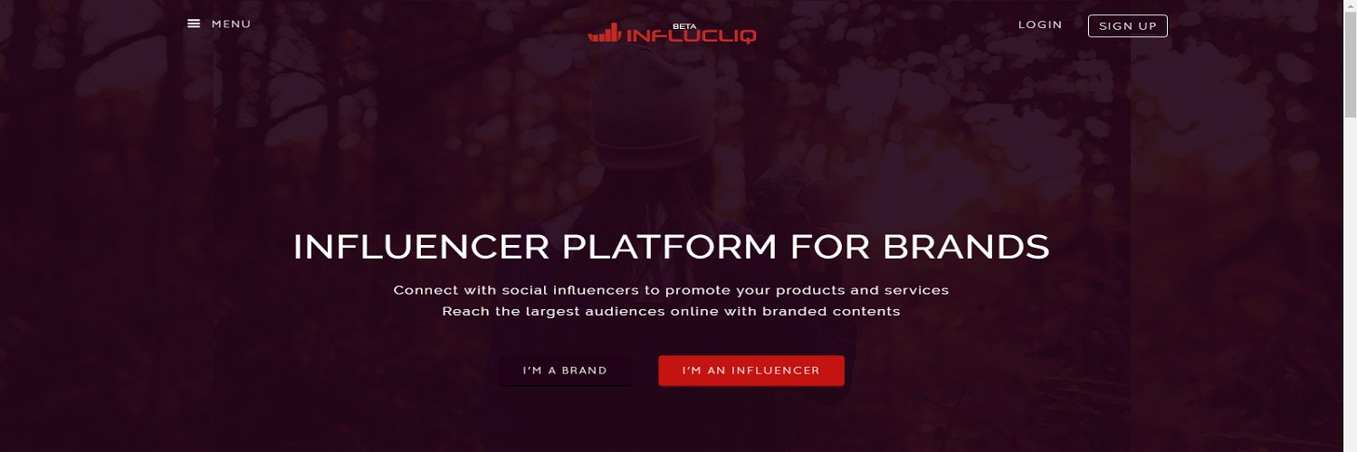 Influcliq's profile banner image