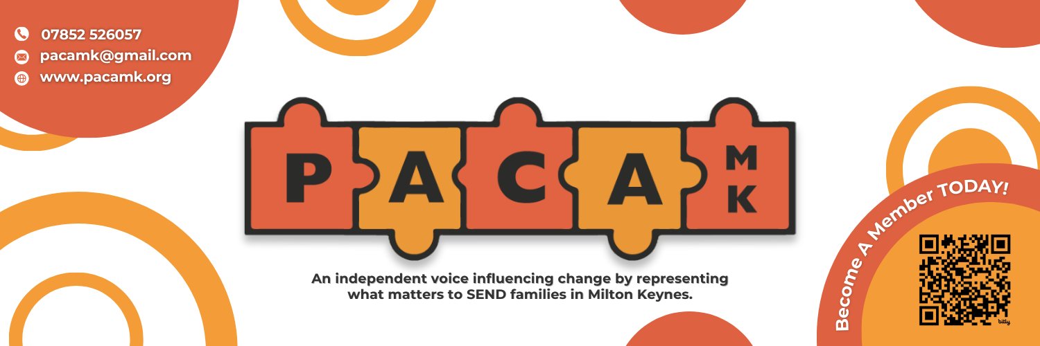 PACA MK (Parent and Carers Alliance MK) banner
