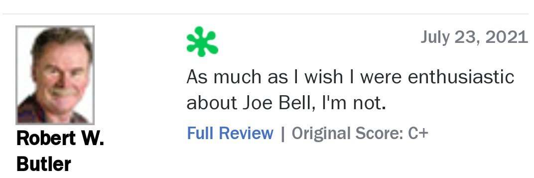 joe bell's banner