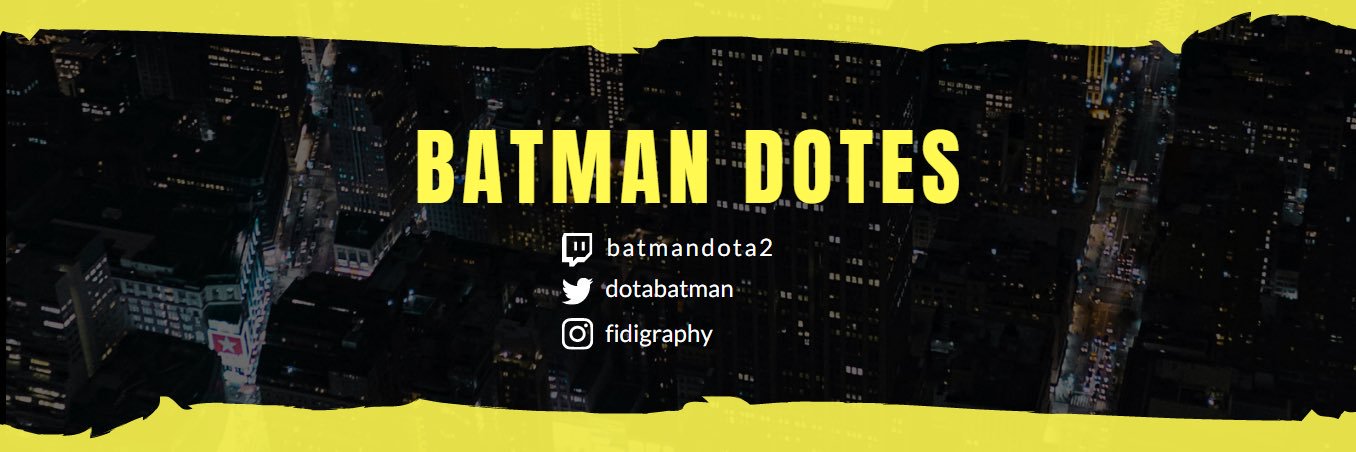DotaBatman's profile banner image
