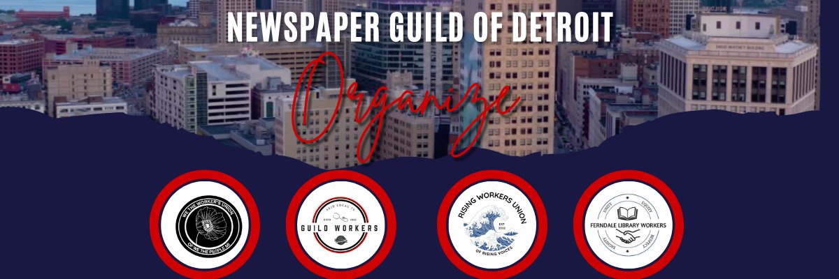 Newspaper Guild of Detroit's banner