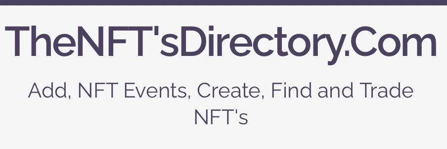 TheNFTsDirectory.Com banner