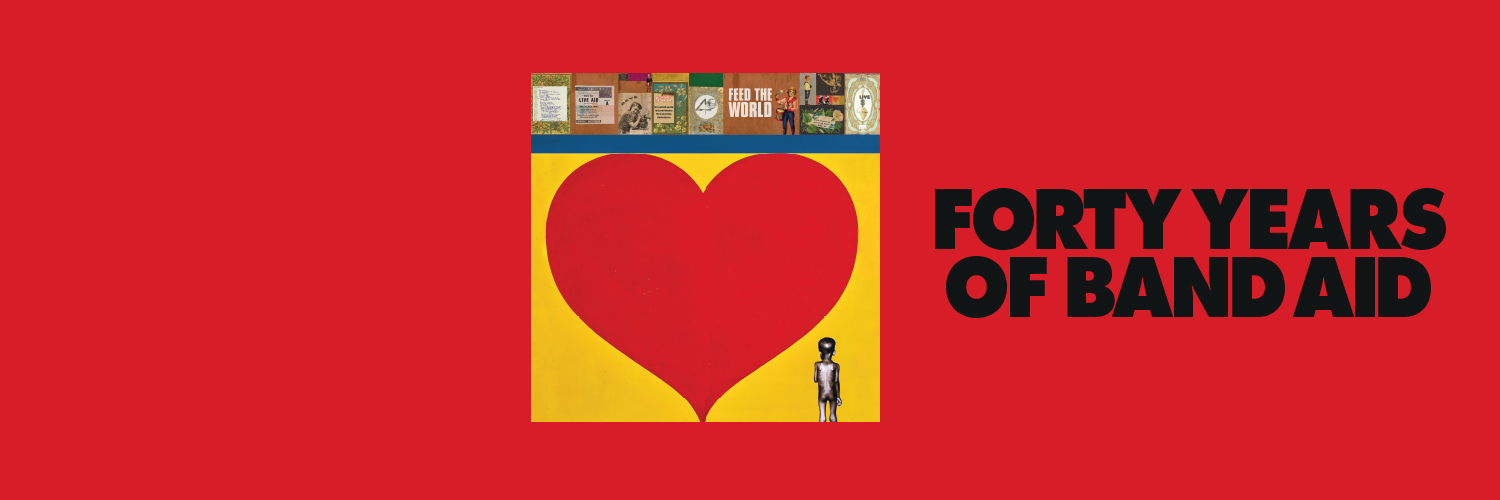 Band Aid Forty banner