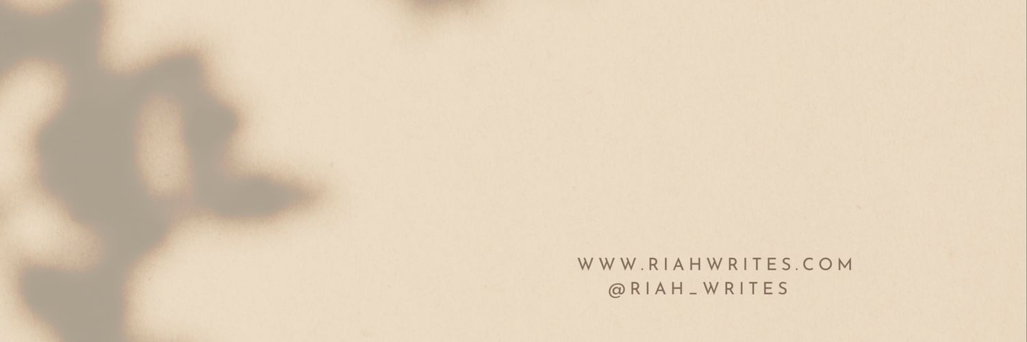 riah_writes's profile banner image
