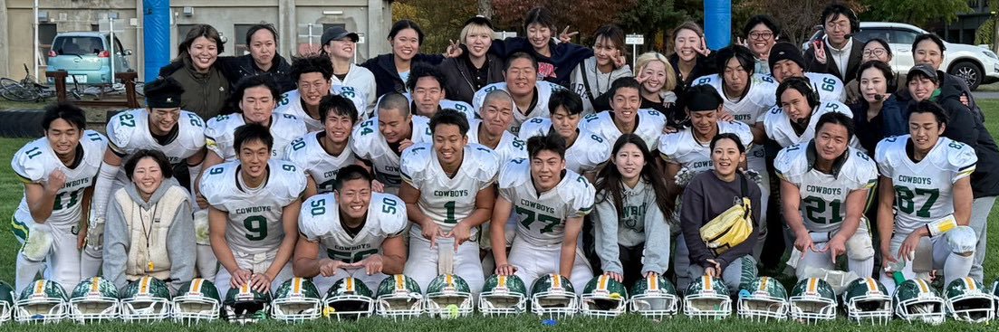 帯広畜産大学アメフト部 COWBOYS banner
