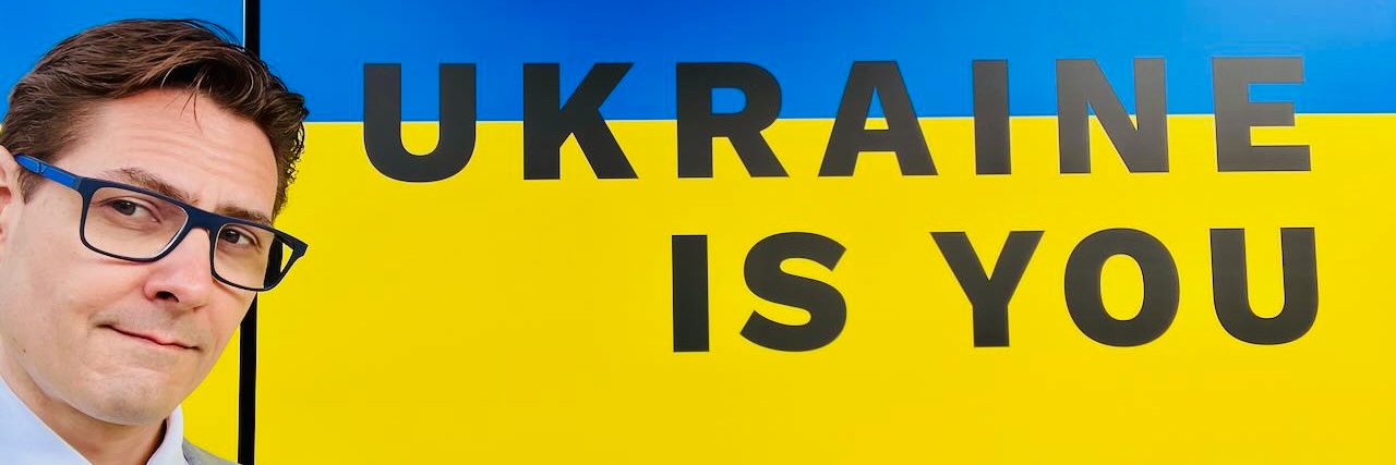 Michael Kovrig's banner