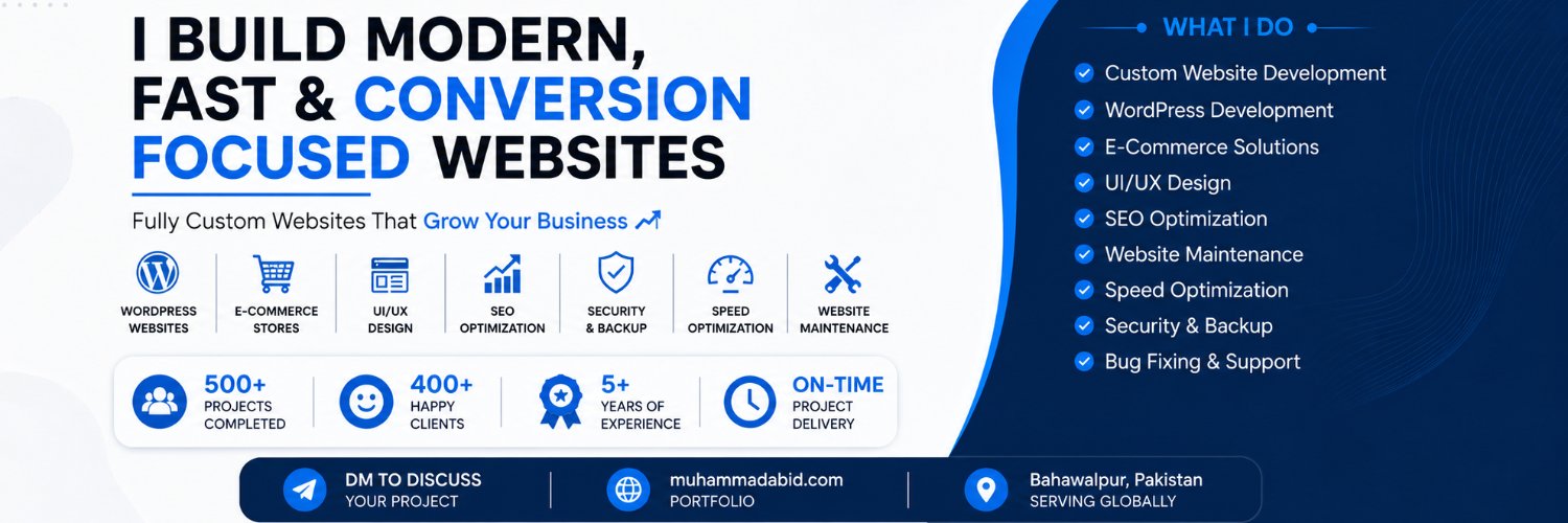 abid05901's profile banner image