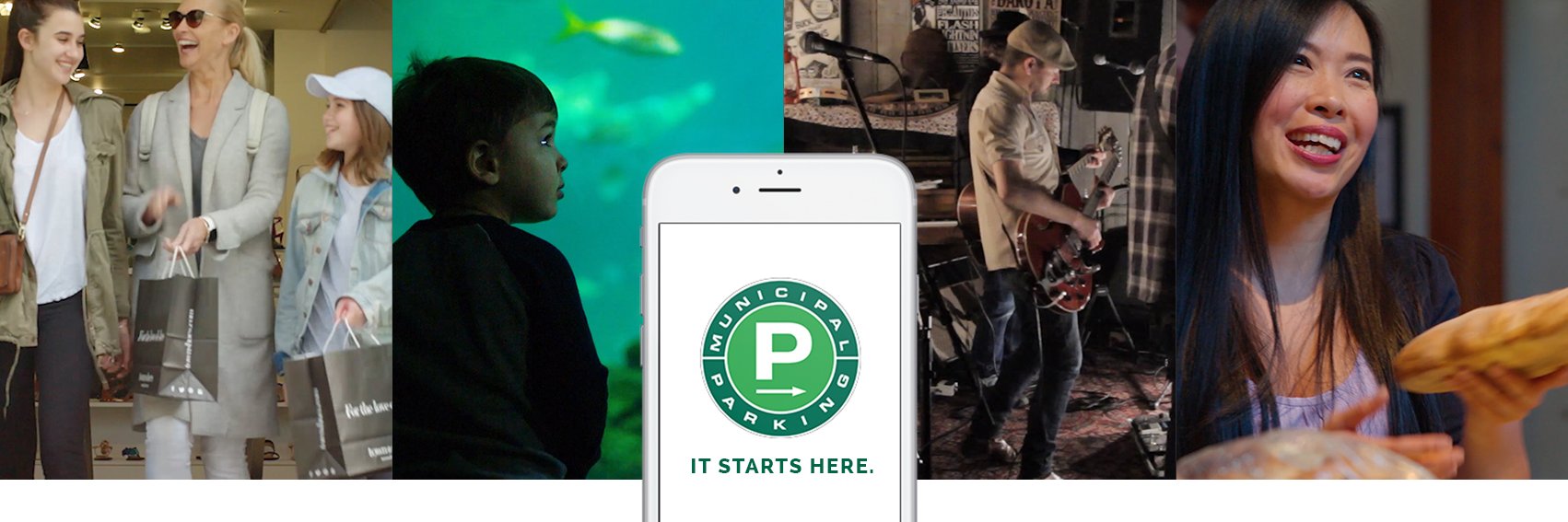 Green P Parking's banner