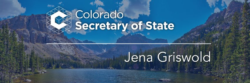 Colorado Secretary of State's Office banner