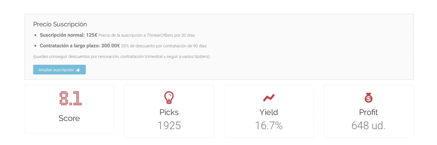 Thinker of Bets banner