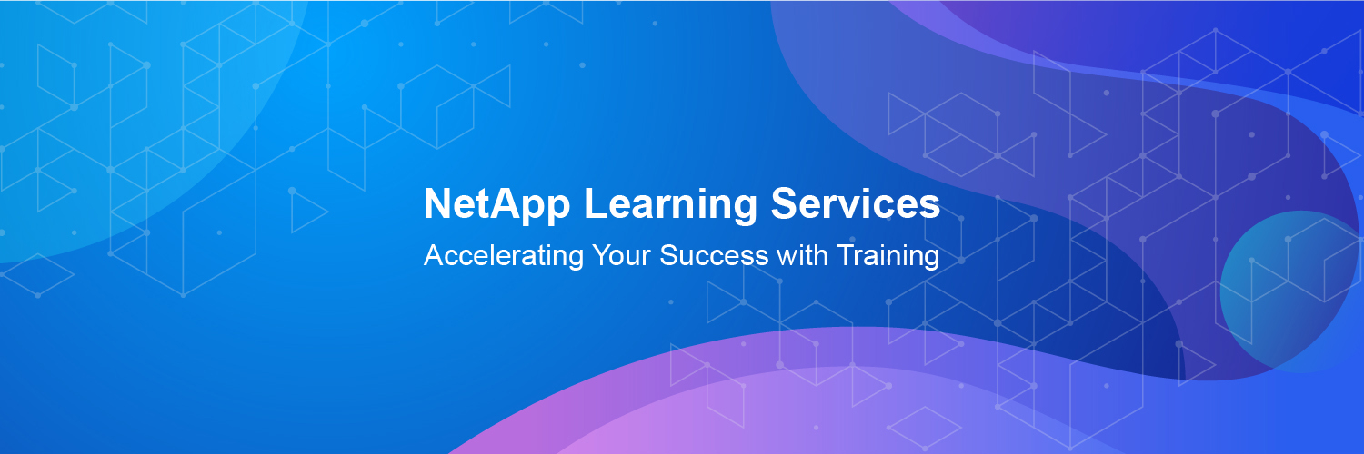 NetApp Learning Services banner