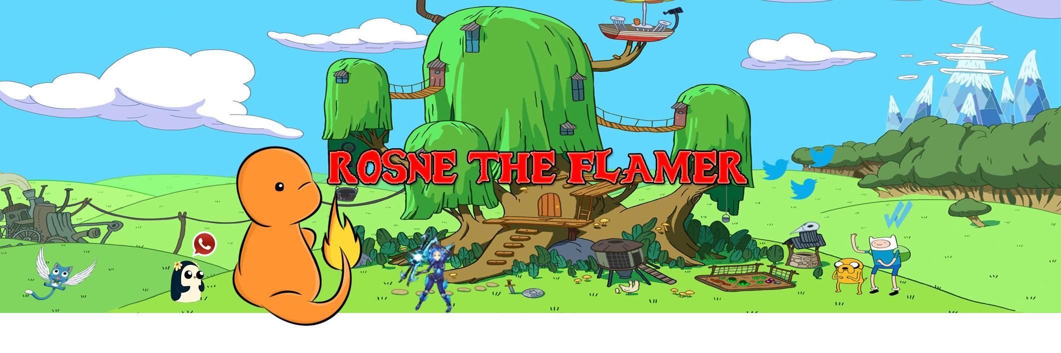 Rosne the flamer banner