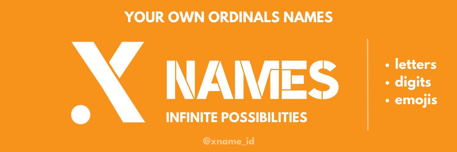 Xname | .x Names banner