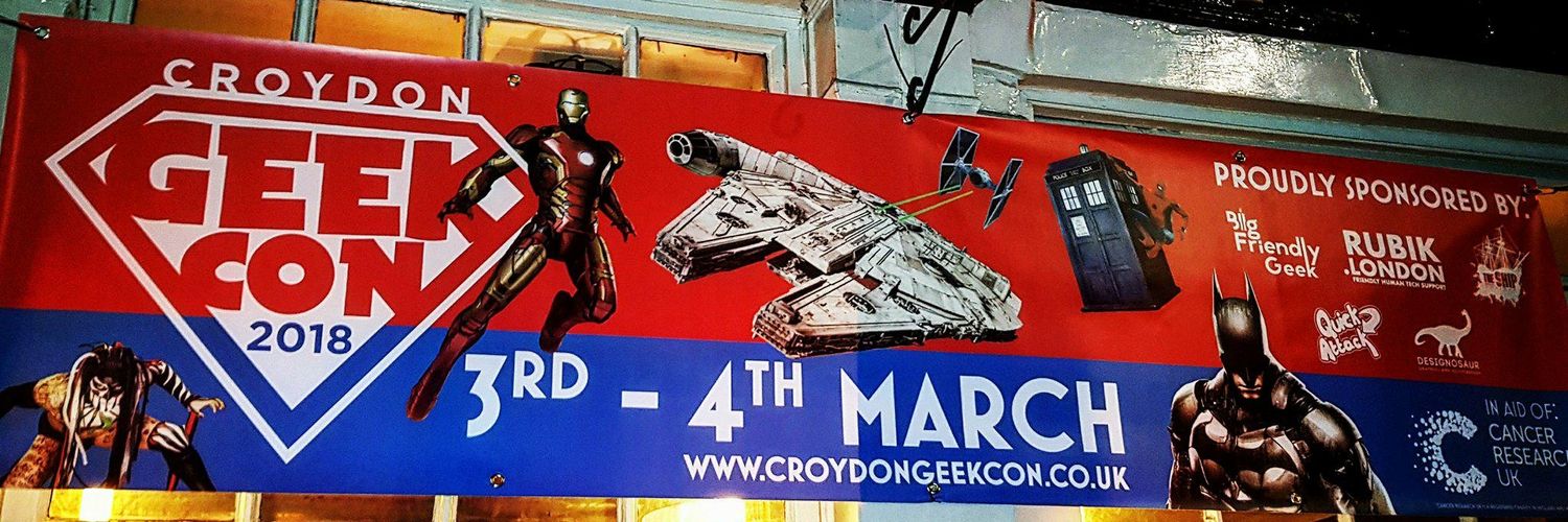 Croydon Geek Con banner