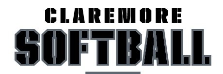 Claremore Softball banner