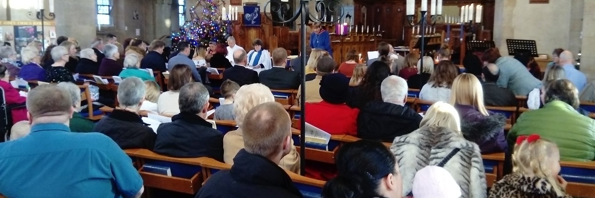 St. Anne's Leicester banner