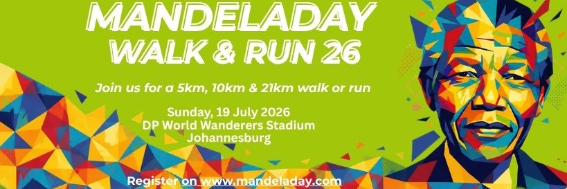 Mandela Remembrance Walk & Run banner