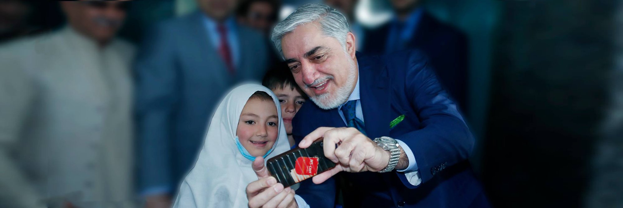 Dr. Abdullah Abdullah's banner