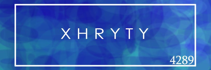 Xhryty's profile banner image