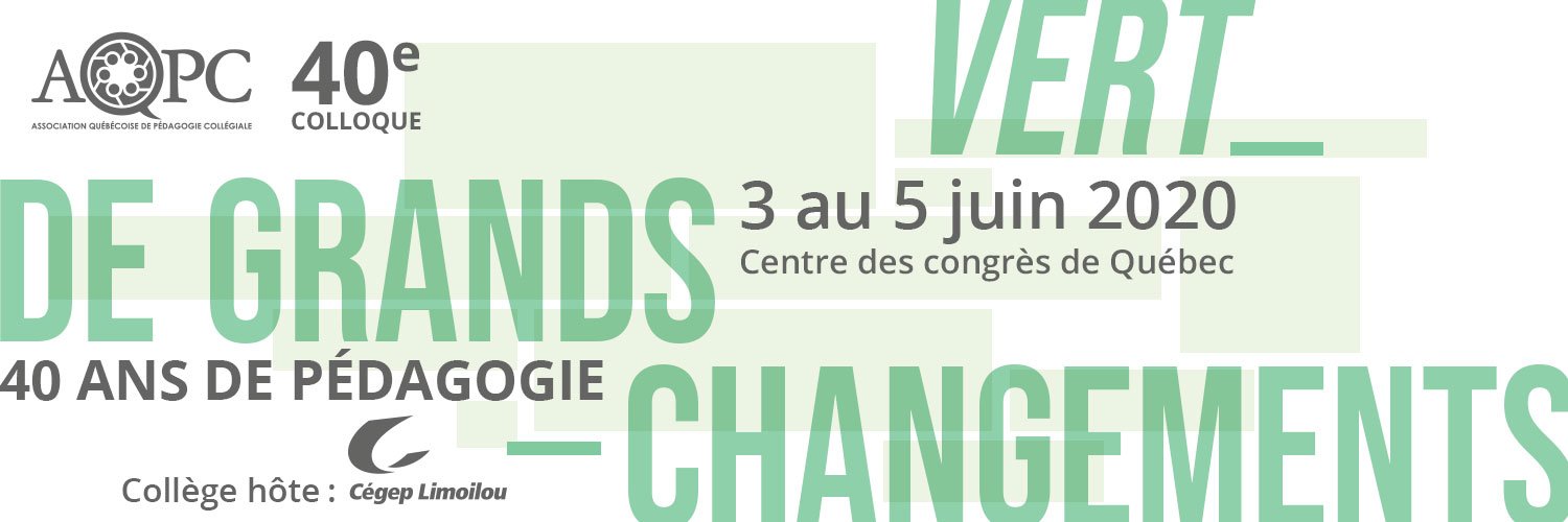 Colloque AQPC banner