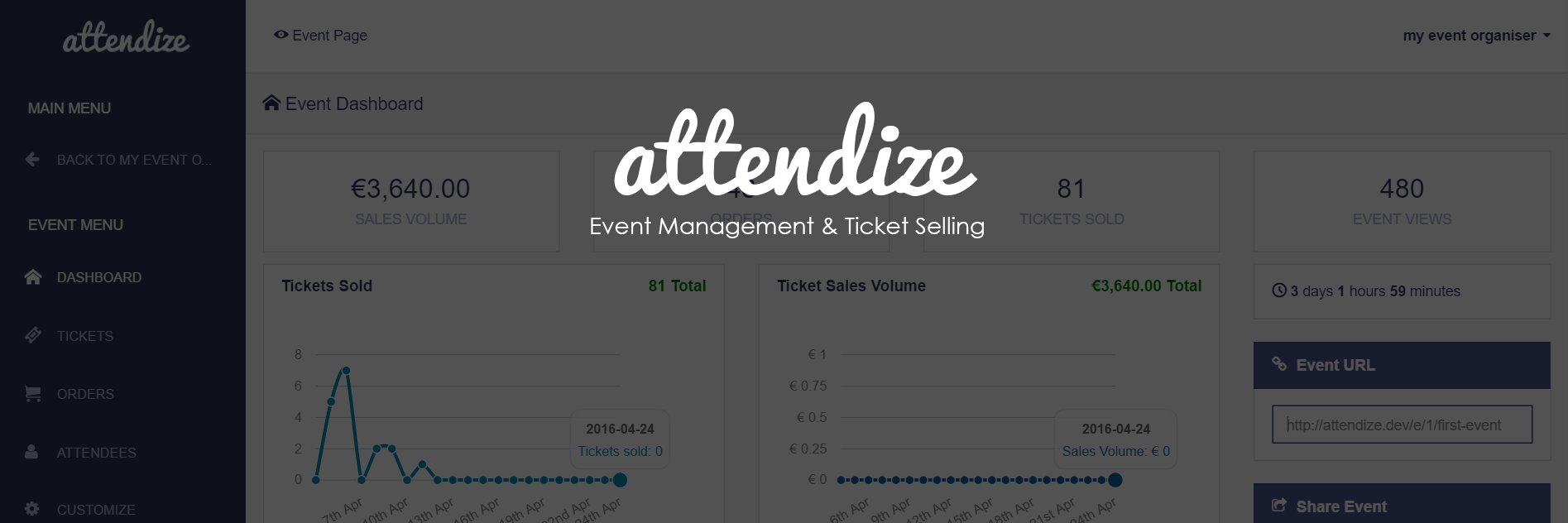 attendize's profile banner image