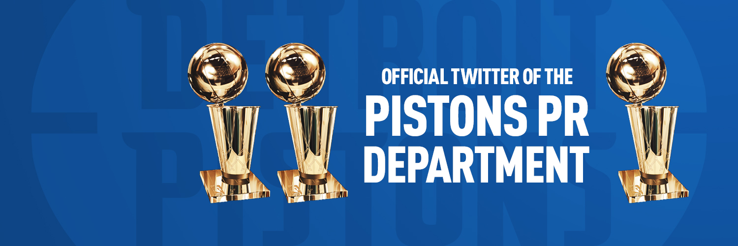Pistons PR's banner