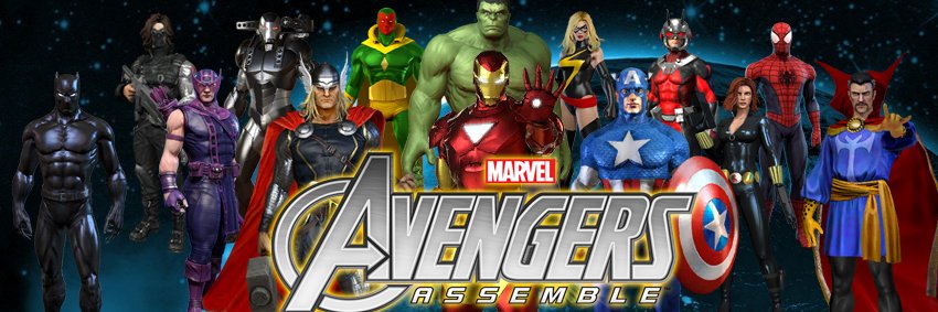 A Marvel World banner