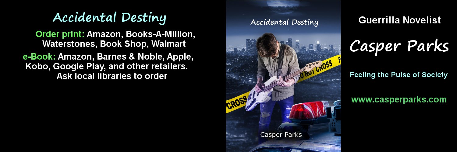 Casper Parks 📚 ✍️ banner