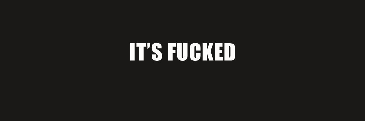 The Fucking News banner